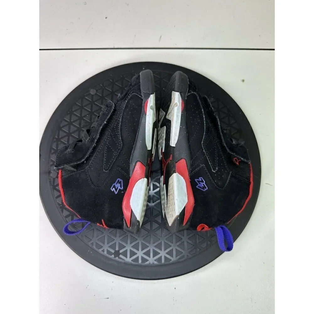 Jordan 7 Retro Raptors Toddler Jumpman MVP Black Shoes DZ5576-006 Size 10c